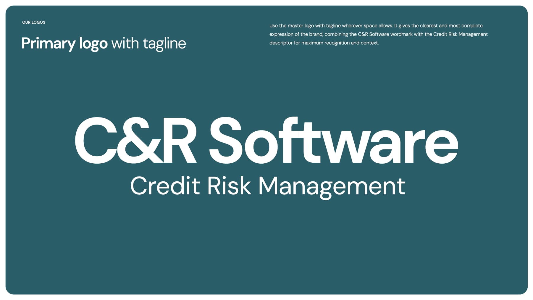C&R type logo