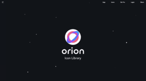 Orion icon library homepage