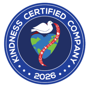 Kindness certified company seal